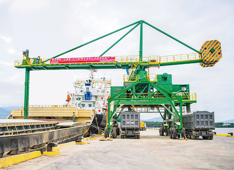 Tire Mobile Screw Ship Unloader